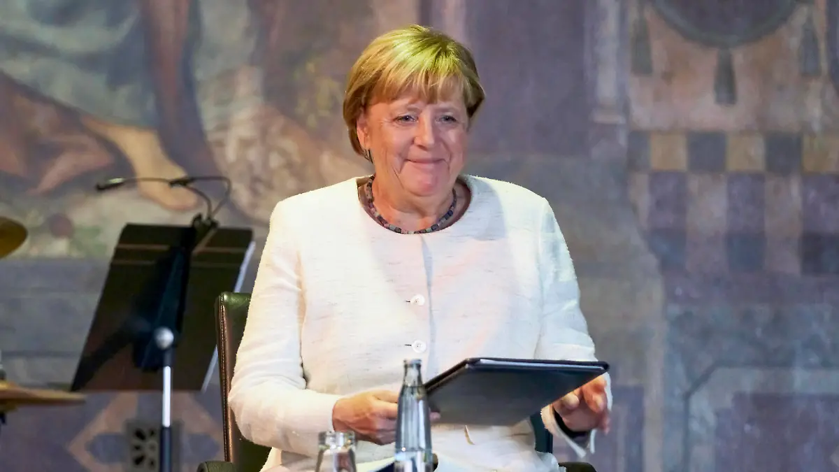 Angela Merkel beim Festakt zum 1100-jährigen Stadtjubiläum von Goslar in der Kaiserpfalz. Goslar, 29.09.2022 *** Angela Merkel at the ceremony for the 1100th anniversary of the city of Goslar in the imperial palace Goslar, 29 09 2022 Foto:xU.xStammx/xFuturexImage