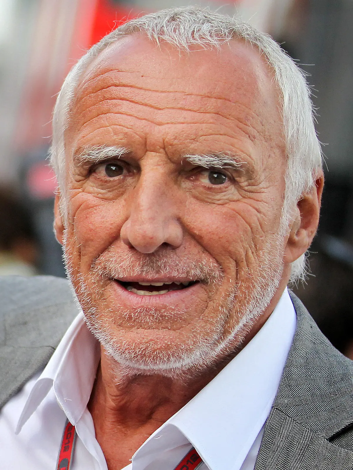 FILE - The chairman of Red Bull, Austrian Dietrich Mateschitz, arrives at the paddock at the Circuit de Catalunya in Montmelo near Barcelona, Spain, 13 May 2012. Foto: Jan Woitas/dpa (zu dpa-Meldung: «Vettel-Boss bekräftigt Kritik am Formel-1-Regelwerk» vom 15.05.2014) +++(c) dpa - Bildfunk+++