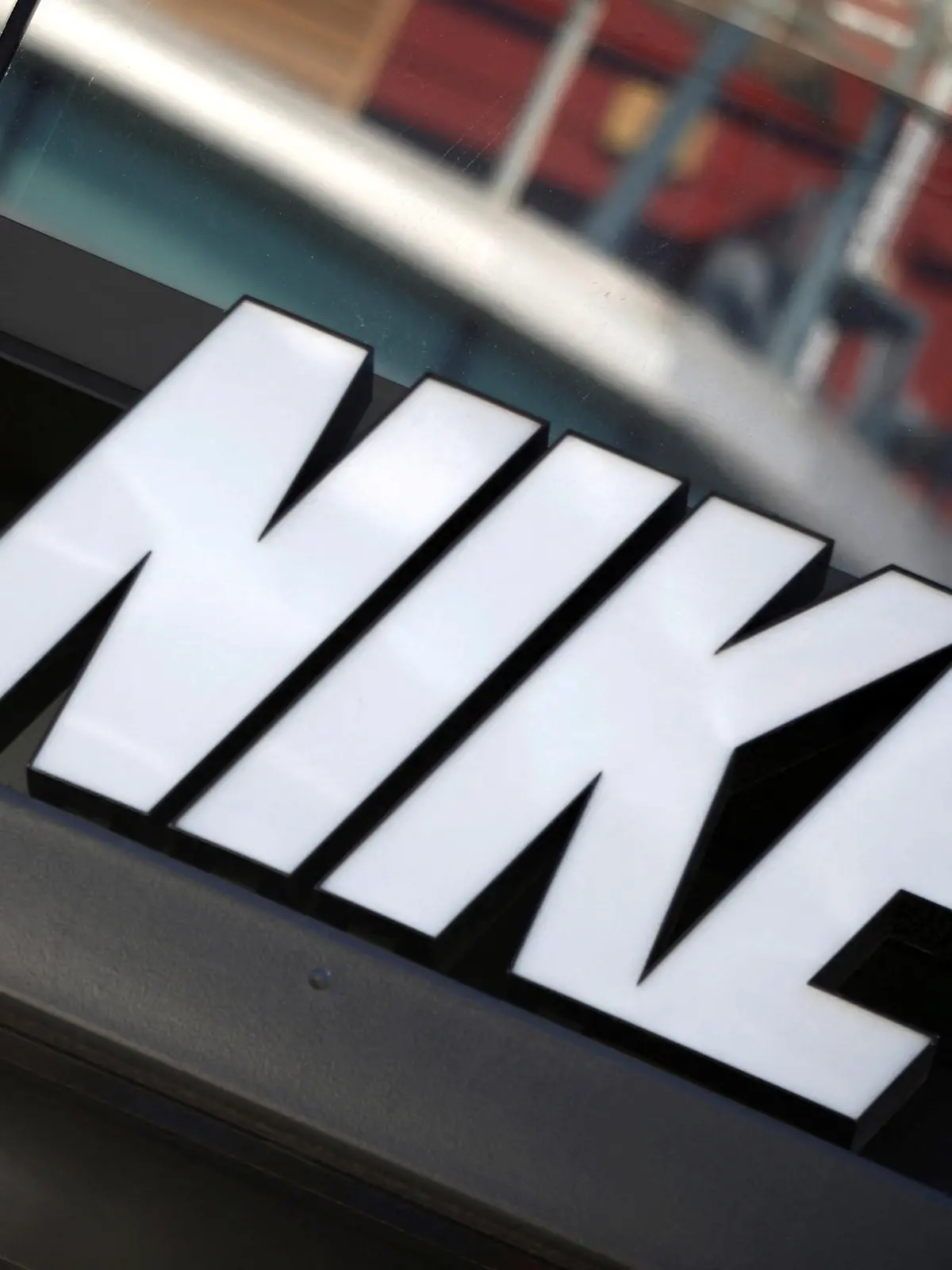 FILE PHOTO: The logo of Nike is seen in Los Angeles, California, United States, April 12, 2016. REUTERS/Lucy Nicholson/File Photo