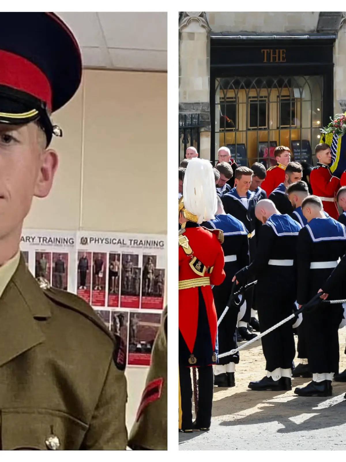 Jack Burnell-Williams begleitete die Queen als Soldat auf ihrer letzten Reise.