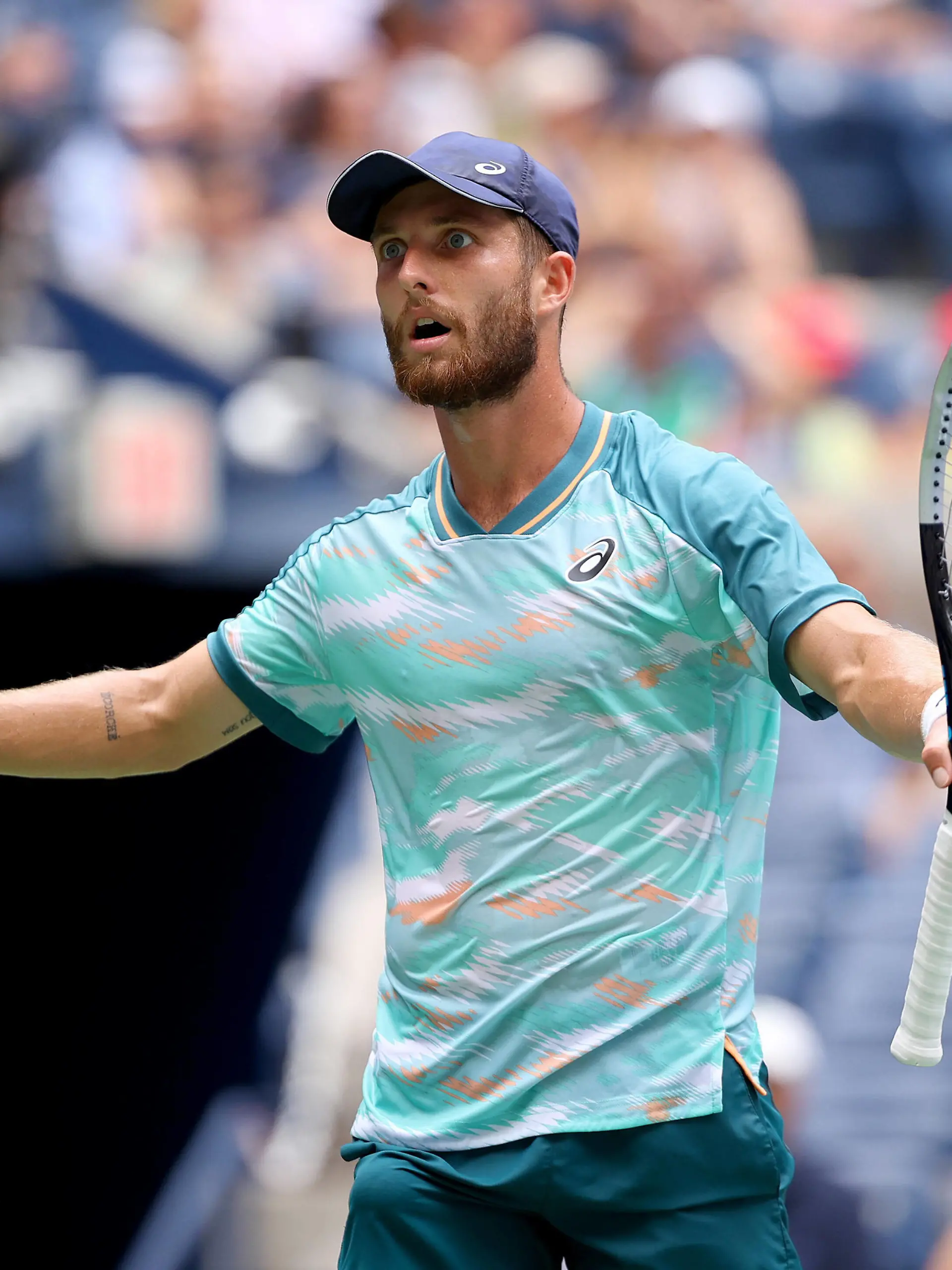  Mandatory Credit: Photo by Ella Ling/Shutterstock 13361925x Corentin Moutet of France in action US Open Championships 2022, Day Seven, USTA National Tennis Center, Flushing Meadows, New York, USA - 04 Sep 2022 US Open Championships 2022, Day Seven, USTA National Tennis Center, Flushing Meadows, New York, USA - 04 Sep 2022 PUBLICATIONxINxGERxSUIxAUTXHUNxGRExMLTxCYPxROMxBULxUAExKSAxONLY Copyright: xEllaxLing/Shutterstockx 13361925x
