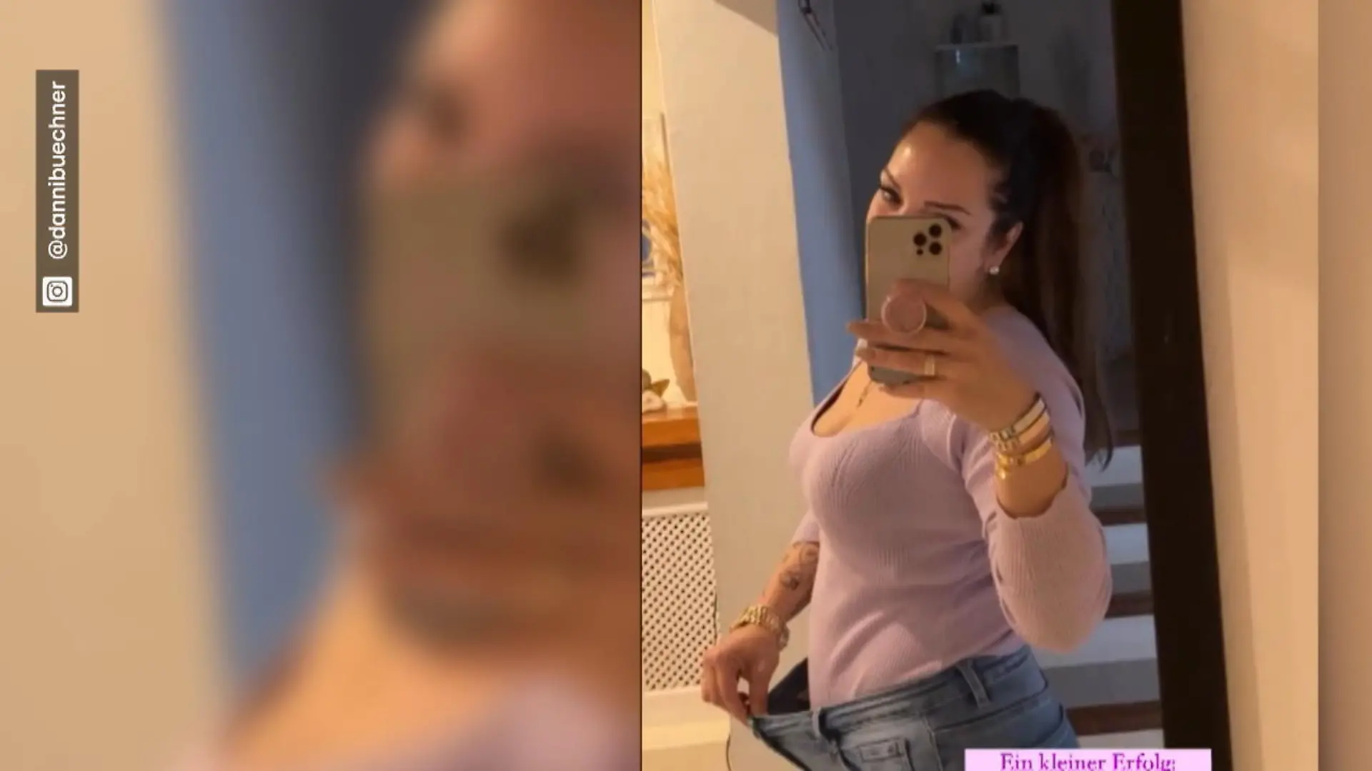 Danni Büchner präsentiert Abnehmerfolg Die Hose sitzt locker
