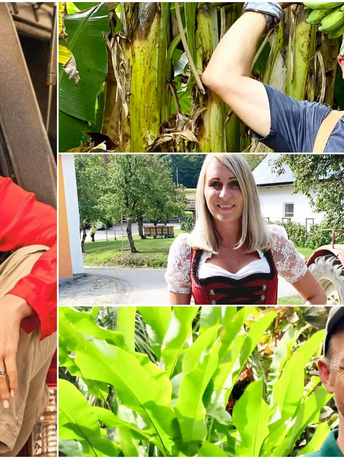 "Bauer sucht Frau International"-Moderatorin Inka Bause und drei neue Kandidaten