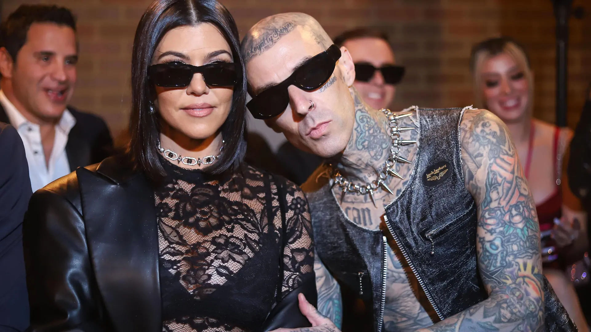Boohoo X Kourtney Kardashian Barker Fashion Show American media personality Kourtney Kardashian and husband/American musician Travis Barker attend the Boohoo X Kourtney Kardashian Barker Fashion Show during New York Fashion Week NYFW held at The High Line on September 13, 2022 in Manhattan, New York City, New York, United States. The High Line, Manhattan, New York City, New York New York United States PUBLICATIONxNOTxINxFRA Copyright: xImagexPressxAgencyx originalFilename: collin-boohooxk220914_npwL1.jpg