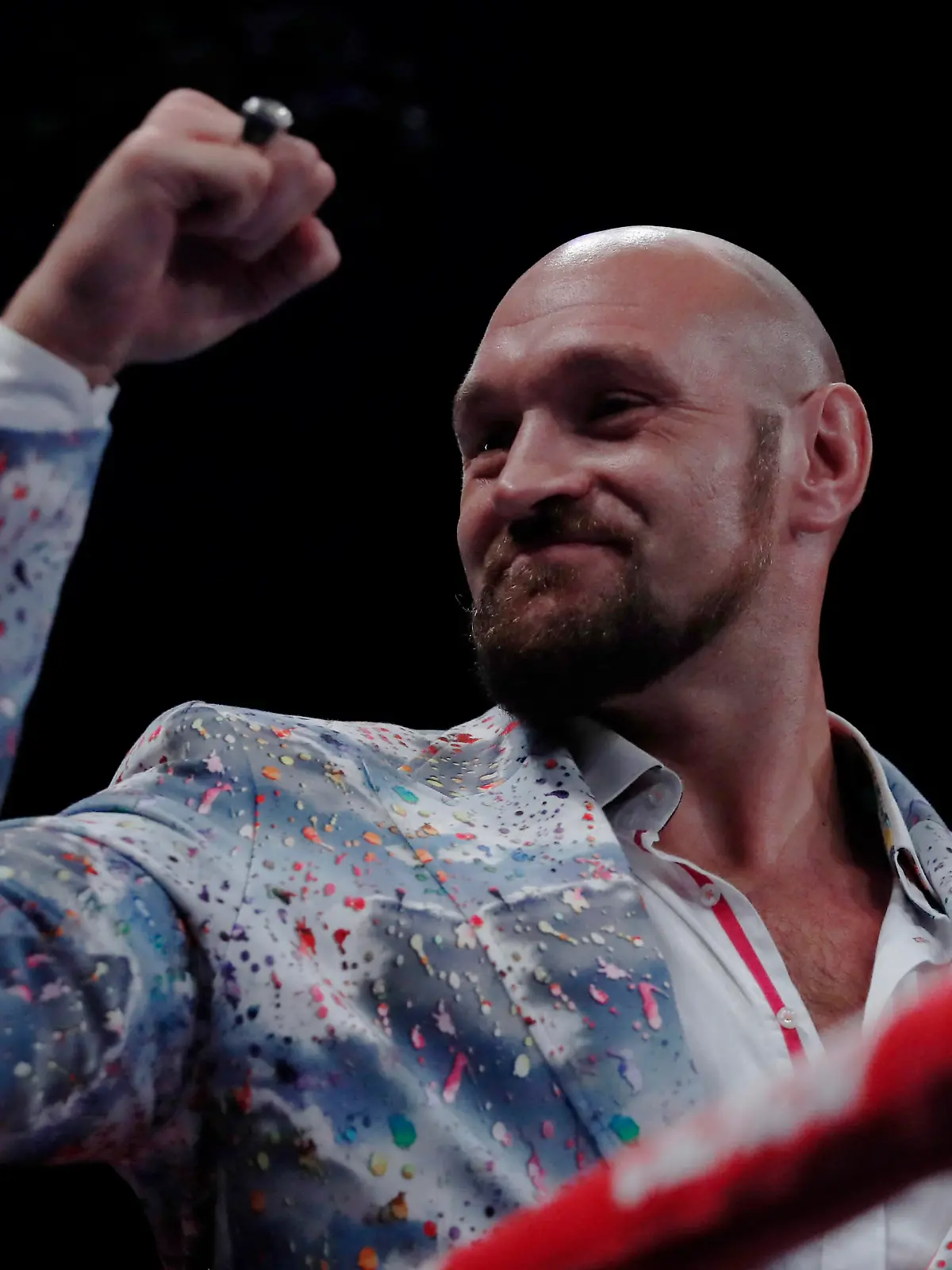 Boxing - Joe Joyce v Joseph Parker - WBO Interim World Heavyweight Title - AO Arena, Manchester, Britain- September 24, 2022 Tyson Fury before the fight Action Images via Reuters/Andrew Couldridge