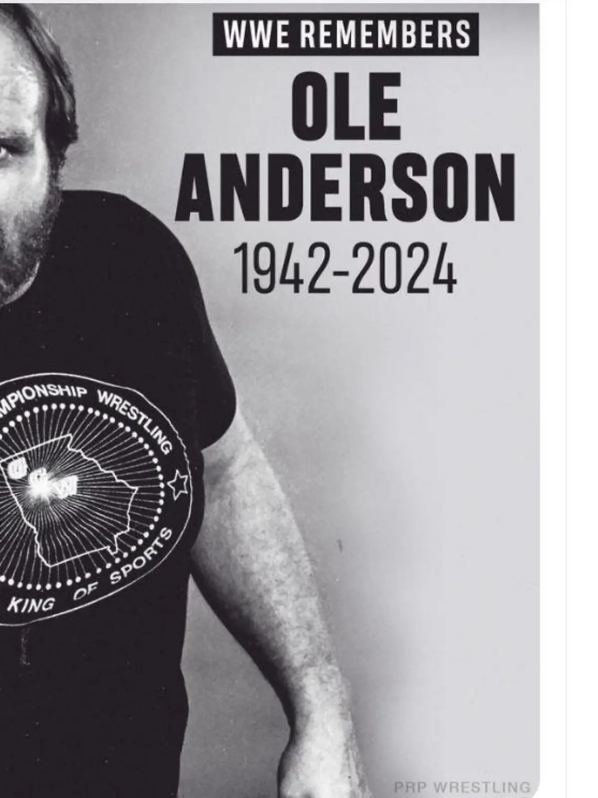 Ole Anderson ist tot