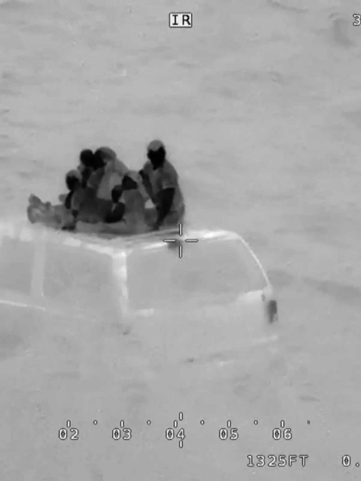 Rettung in letzter Sekunde für eine sechsköpfige Familie, die von Wassermassen nach heftigem Regen überrascht wurde.
