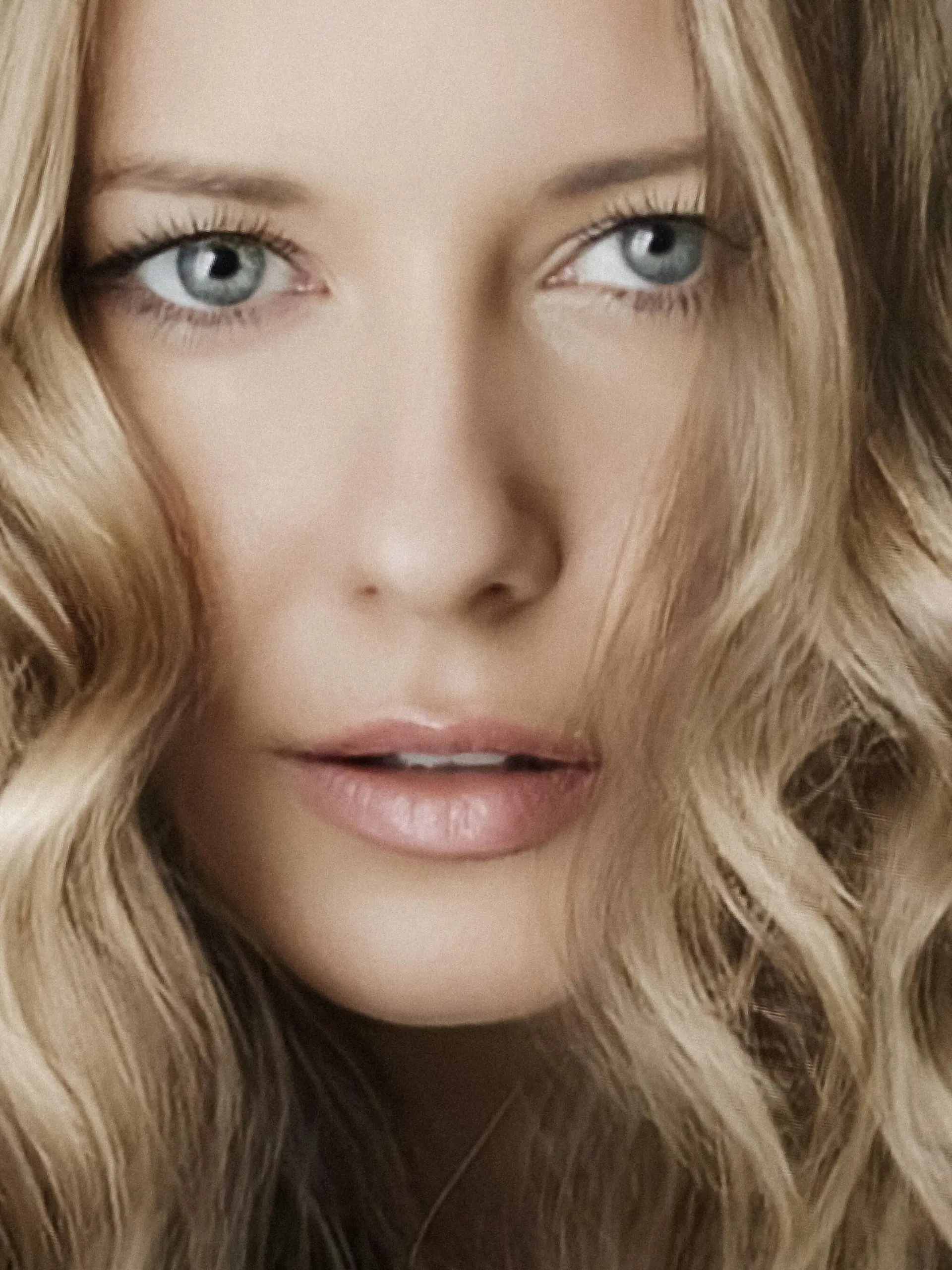 Beauty model look and face portrait. Beautiful woman with blonde hair, long hairstyle and natural makeup as classic closeup for cosmetic and wellness brand Beauty model look and face portrait. Beautiful woman with blonde hair, long hairstyle and natural makeup as classic closeup for cosmetic and wellness brand. Copyright: xAnnelevenx xanneleven.comx xax 43750184