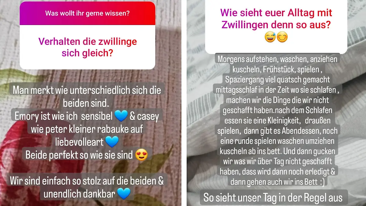 Sarafina Wollny verrät süße Details über ihre Twins.
