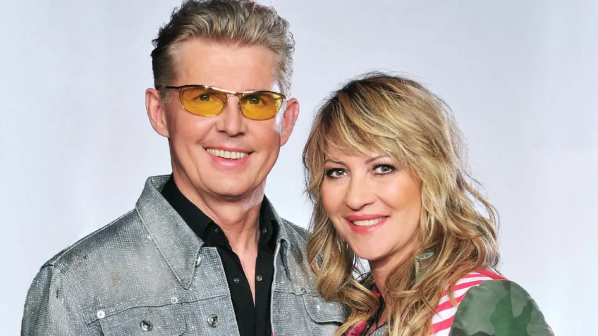 NDW-Star und _Ich will Spaß_-Sänger Markus Mörl (57) mit Sängerin und _Mallorca Queen_ Yvonne König (46)