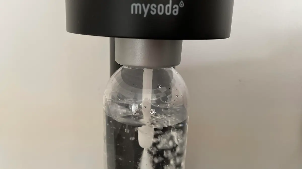 Wassersprudler: Detailaufnahme