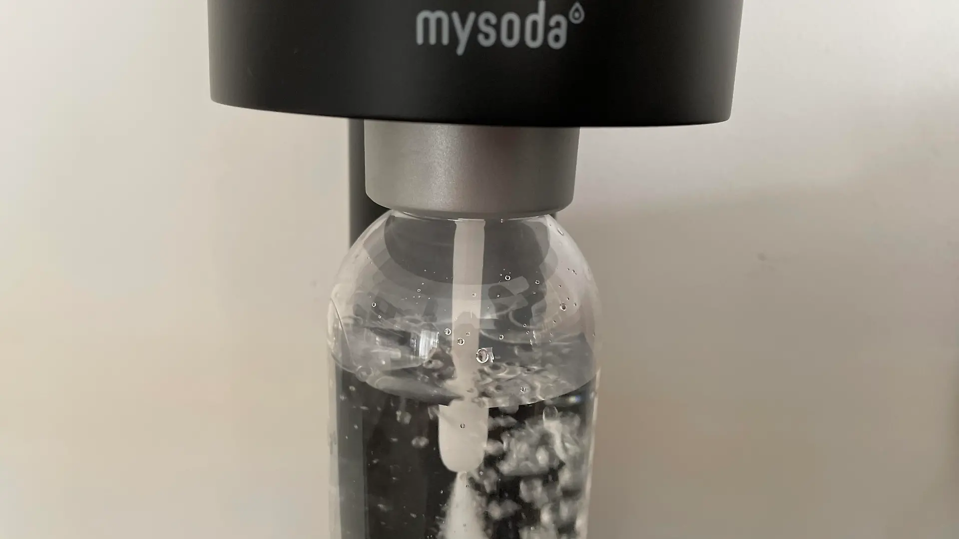 Wassersprudler: Detailaufnahme