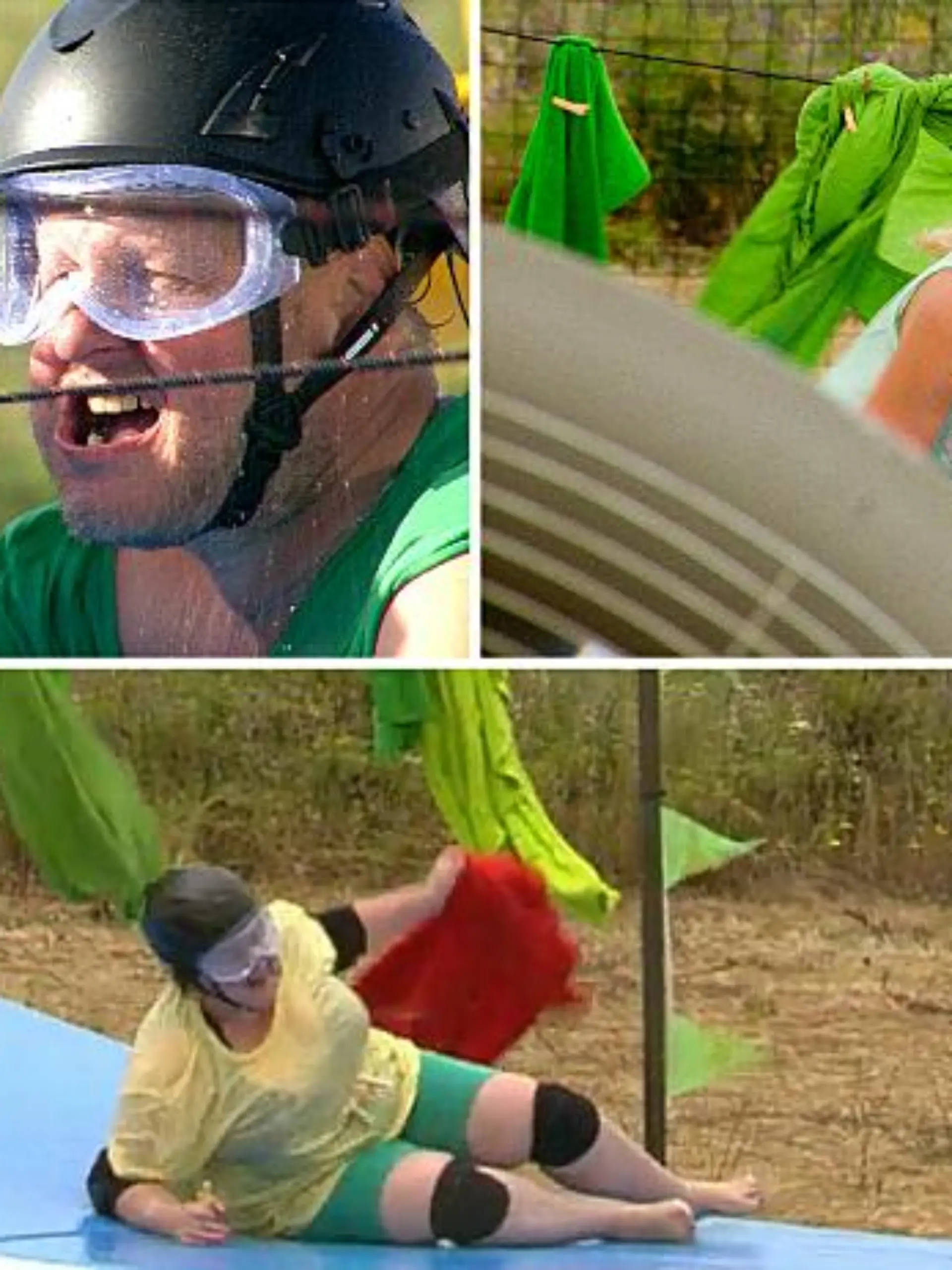 Die Sommerhaus-Promis geben beim Spiel "Vom Winde verweht" alles