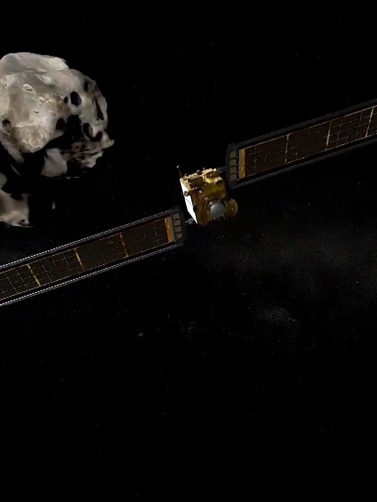Wie können wir uns vor Asteroiden, die auf die Erde treffen könnten, schützen? Um das herauszufinden, hat die Nasa eine Sonde auf einen Asteroiden geschossen. So soll die Flugbahn geändert werden.