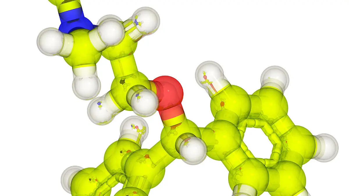 Diphenhydramin ist ein dämpfender, antiallergischer und anticholinerger Wirkstoff aus der Gruppe der Antihistaminika der 1