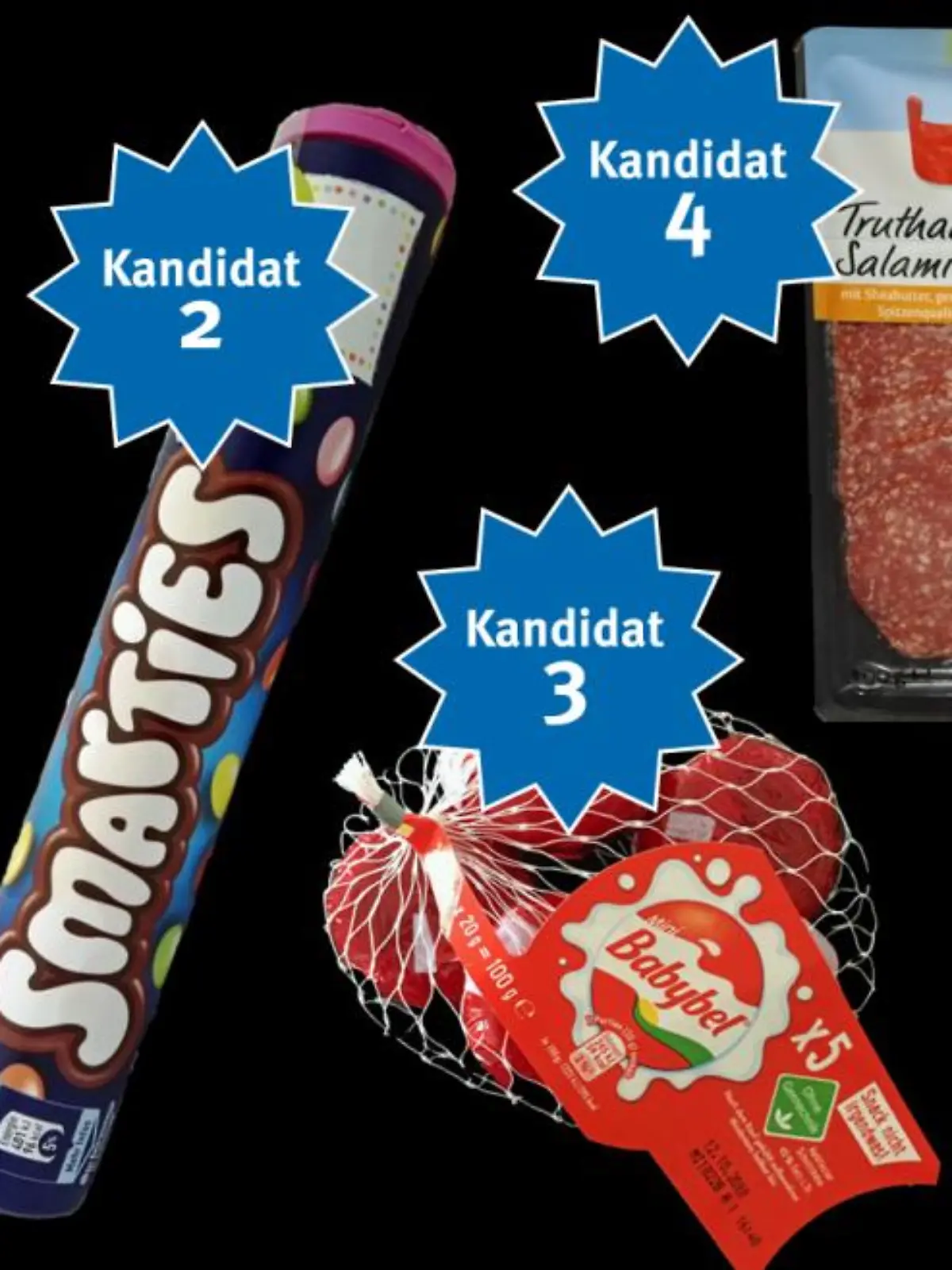 Kandidaten für die "Mogelpackung des Jahres 2018"