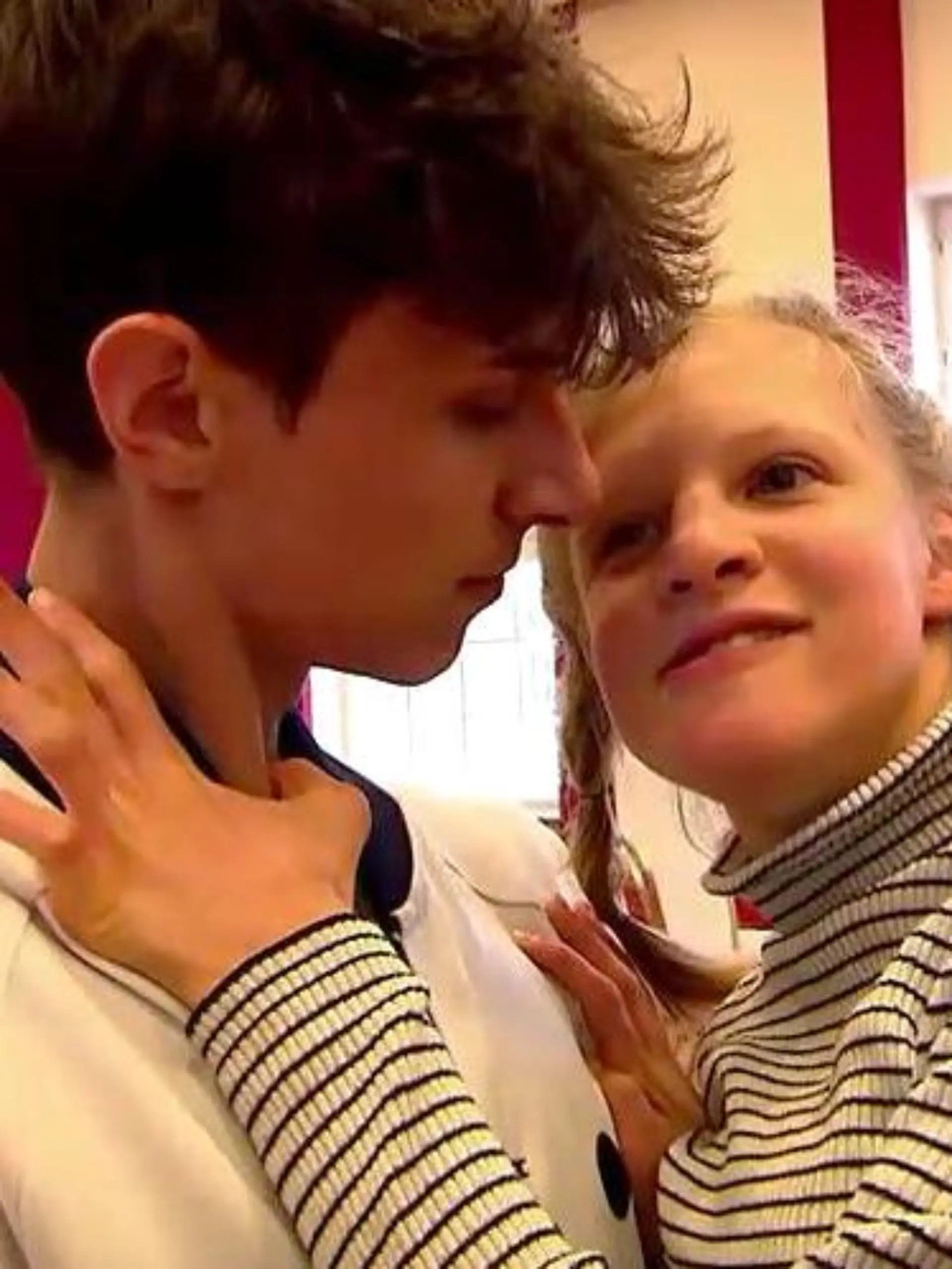 Lukas Rieger und seine Schwester Marie