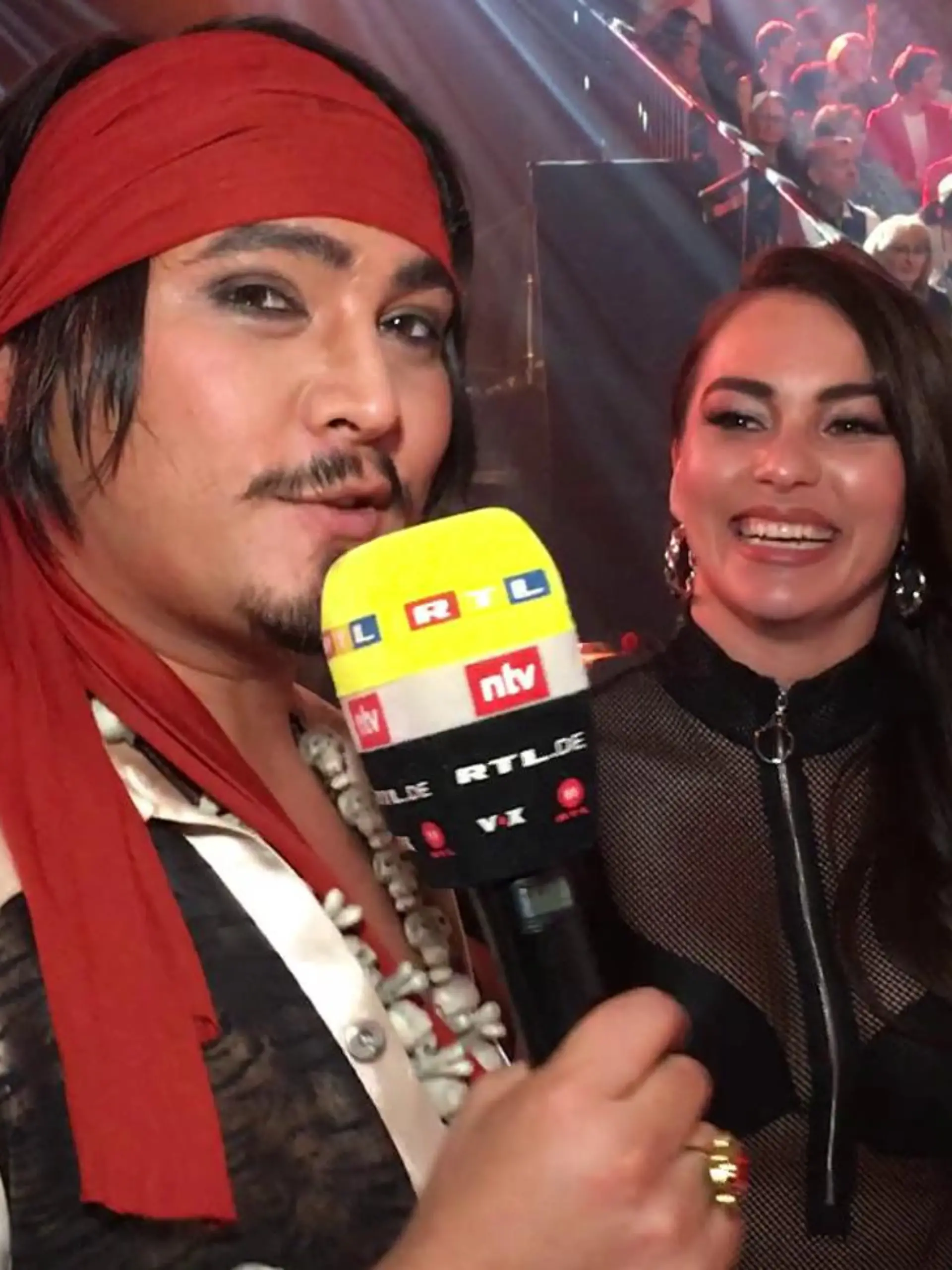 Erich Klann mit Renata Lusin in der achten Show von "Let's Dance"
