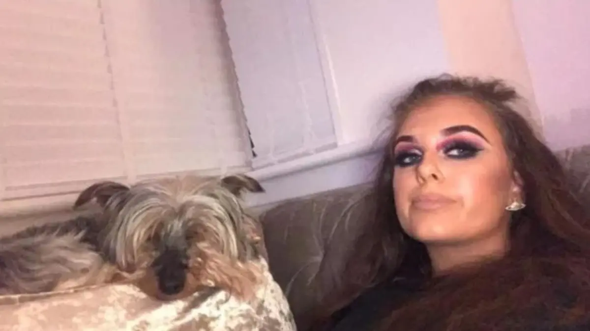 Emma McNulty und ihre Hündin Millie.