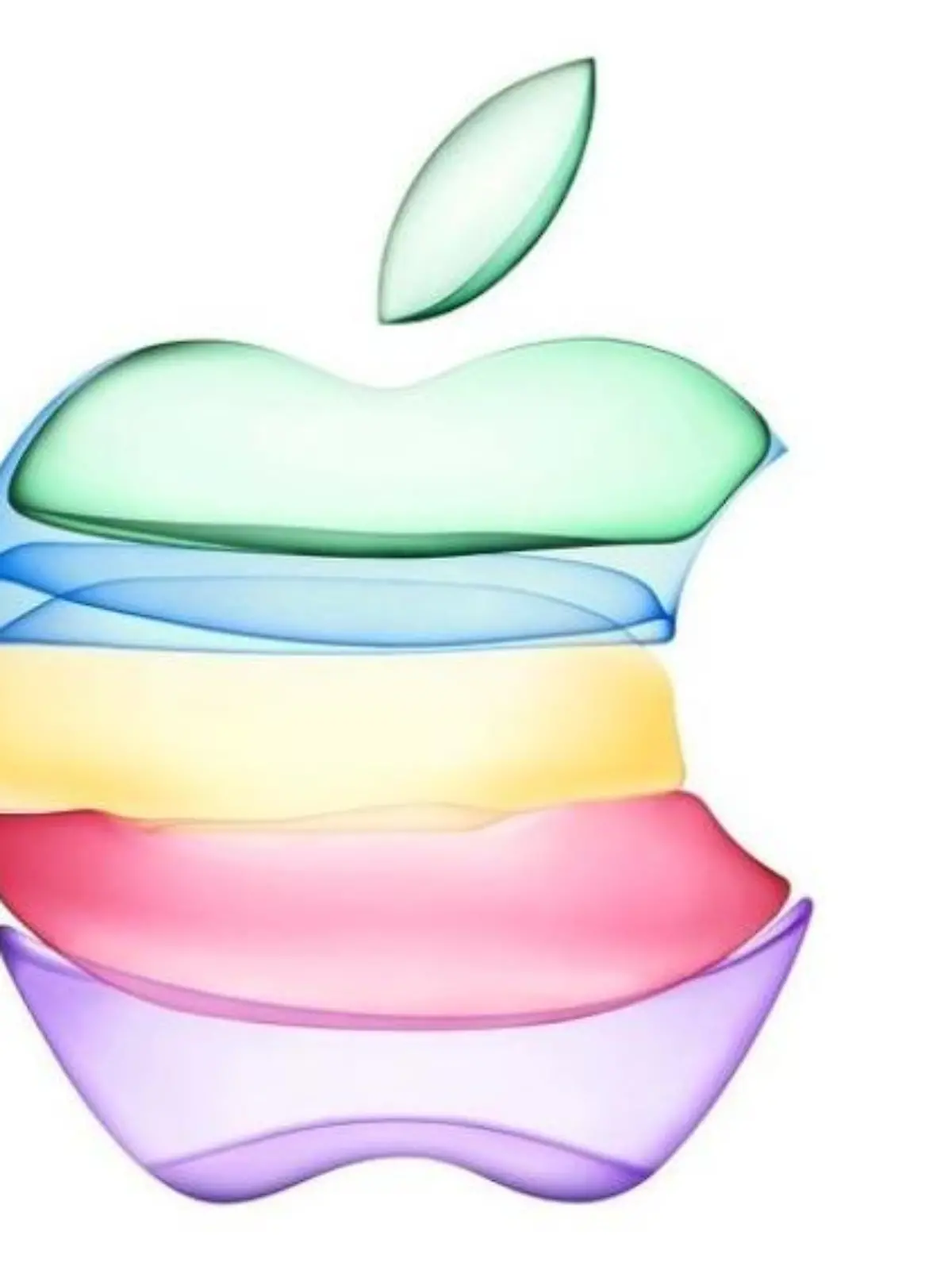 Apple-Logo auf der Einladung