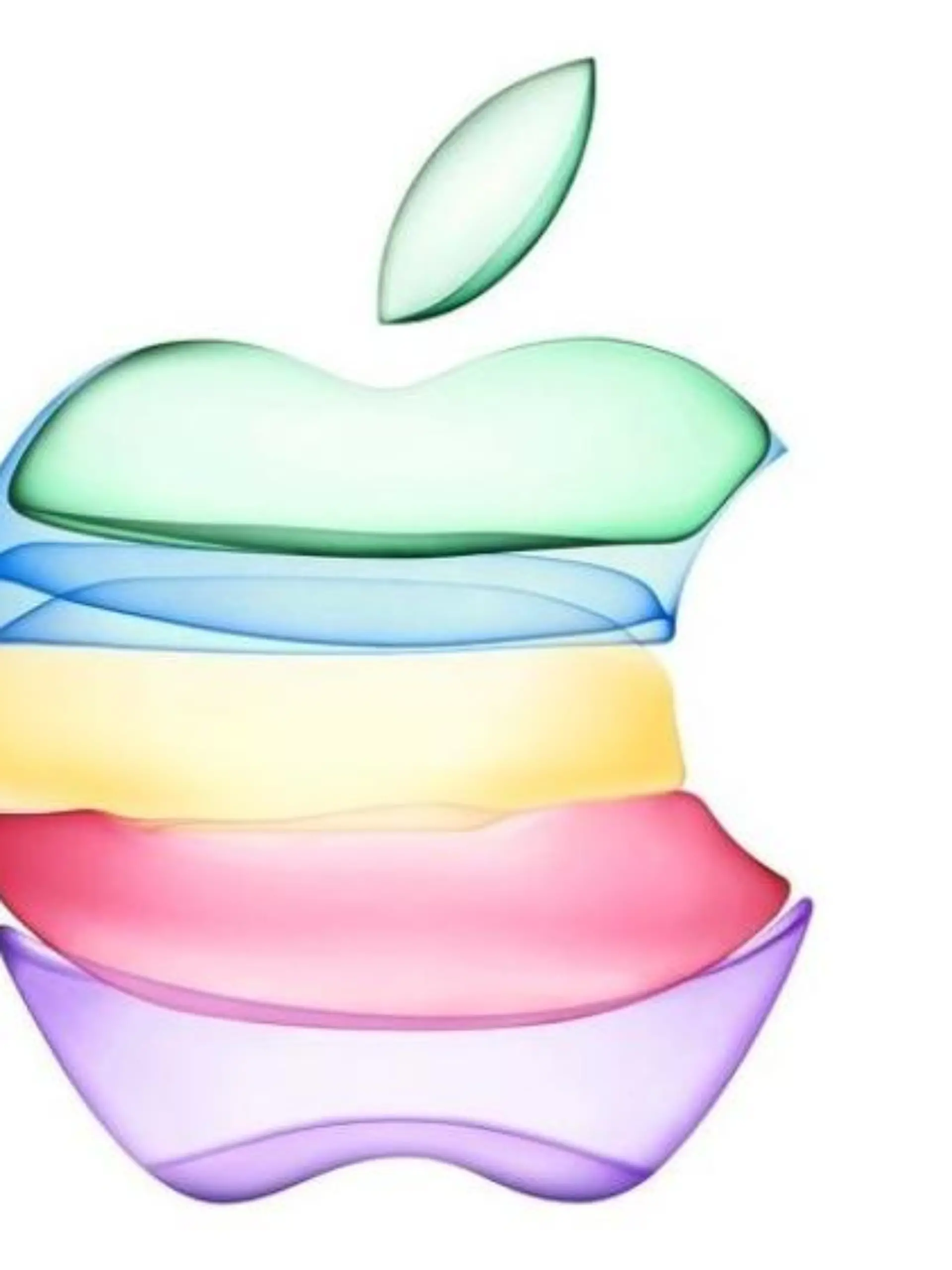 Apple-Logo auf der Einladung