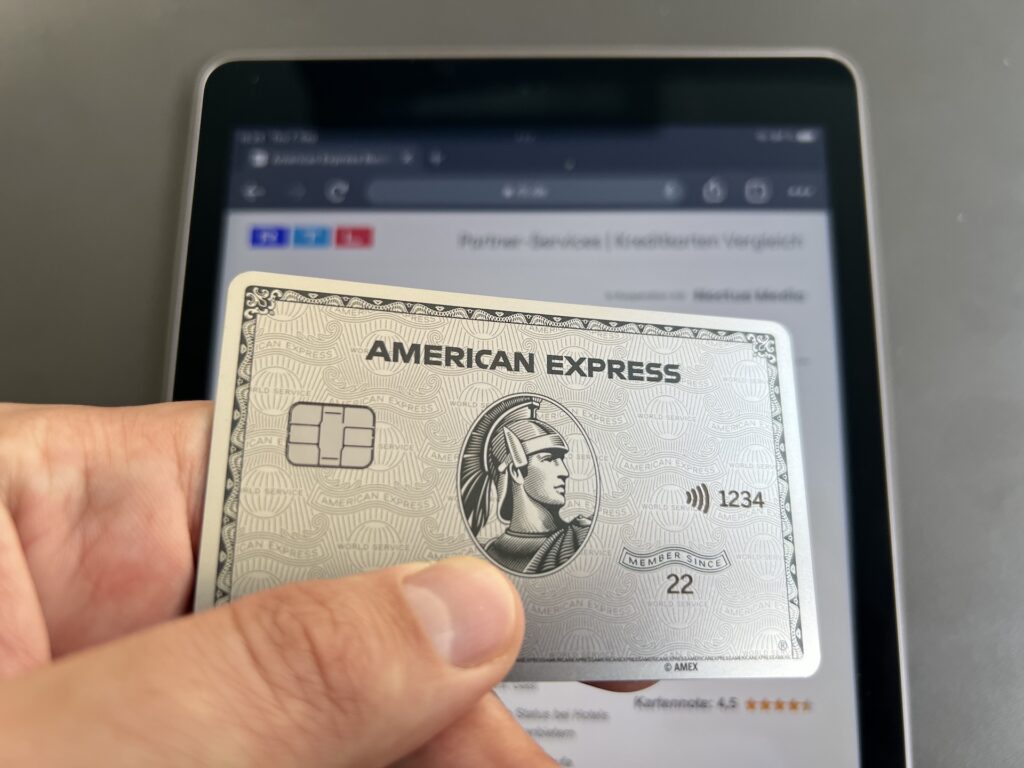 Meine Amex Platinum Kreditkarte