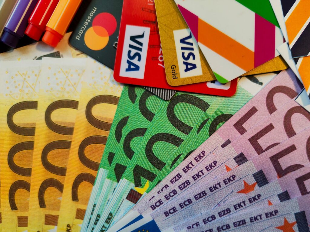 Visa oder Mastercard Akzeptanz