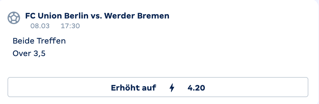 1. FC Union Berlin – Werder Bremen 