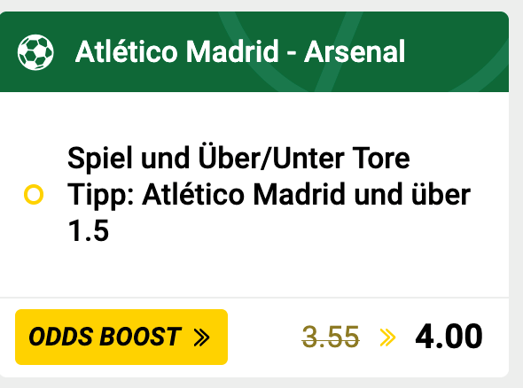 Atletico Madrid – FC Arsenal