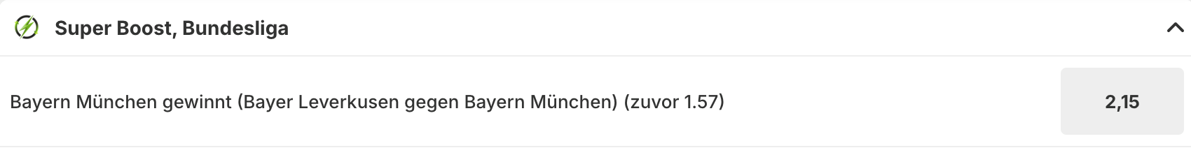 Bayer Leverkusen – FC Bayern München