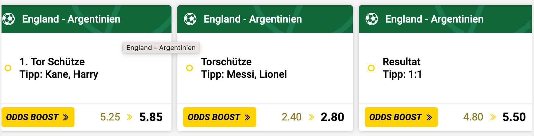 England – Argentinien 