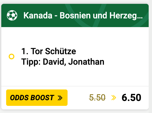 Kanada – Bosnien-Herzegowina