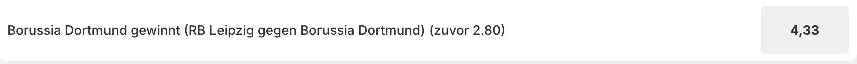 RB Leipzig – Borussia Dortmund 