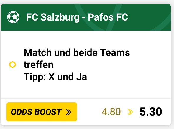 RB Salzburg – Pafos FC