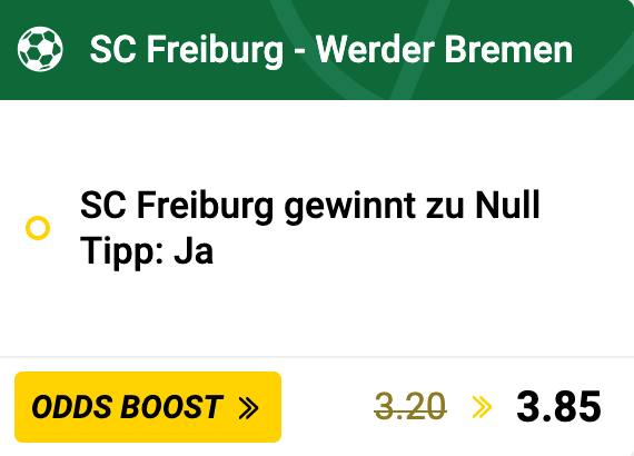 SC Freiburg vs. Werder Bremen 