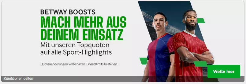 betway boosts