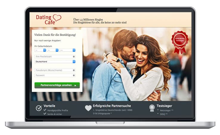 datingcafe interface