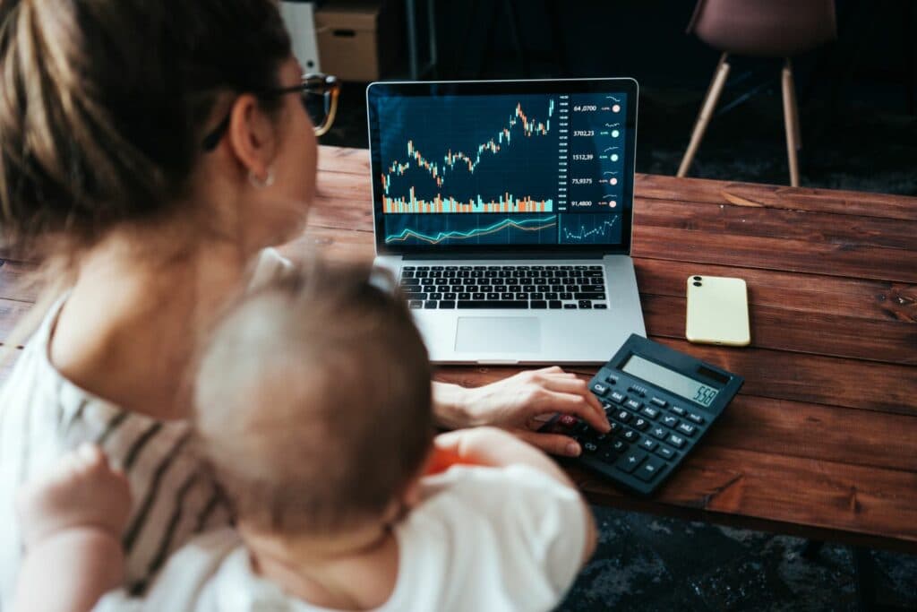 Consorsbank Depot: Mama mit Kind