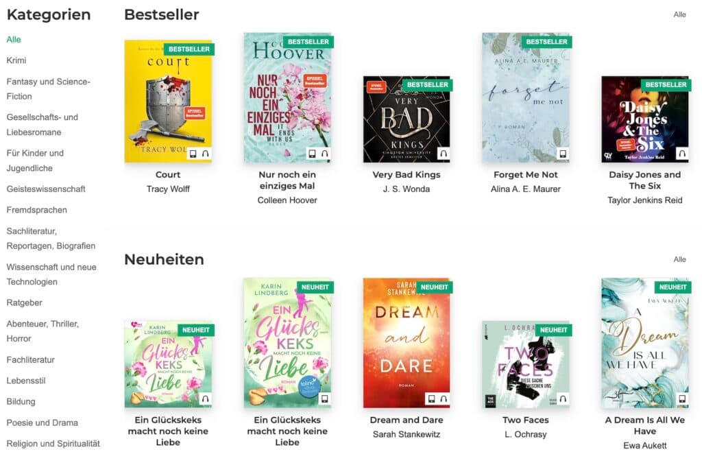 Hoerbuecher Legimi Bibliothek