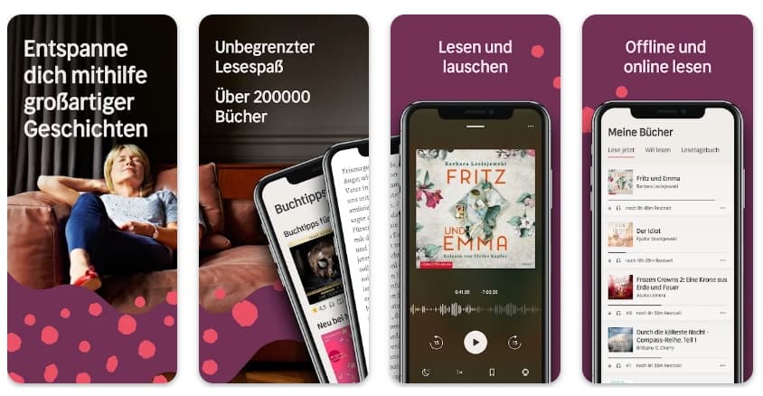 Hoerbuecher Nextory App
