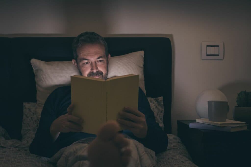 mehr Bücher lesen: Einschlafen