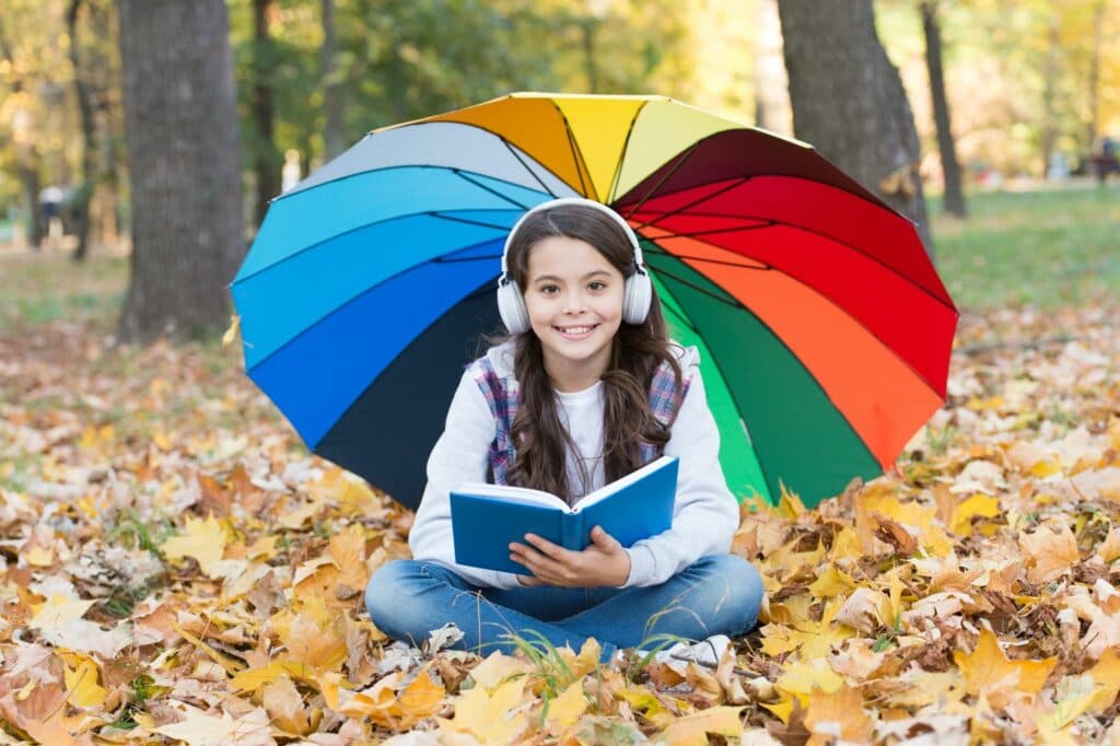 Kreativität Kinder: Regenschirm