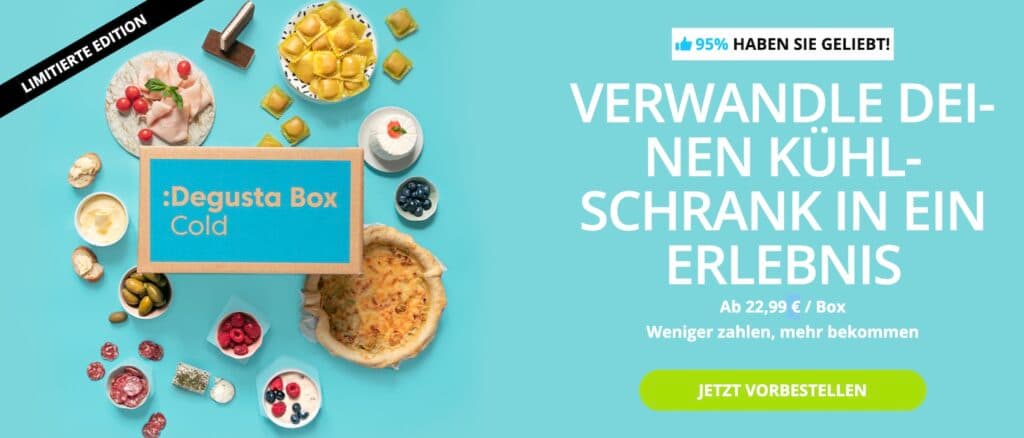 Lieferdienst Degustabox Cold Box