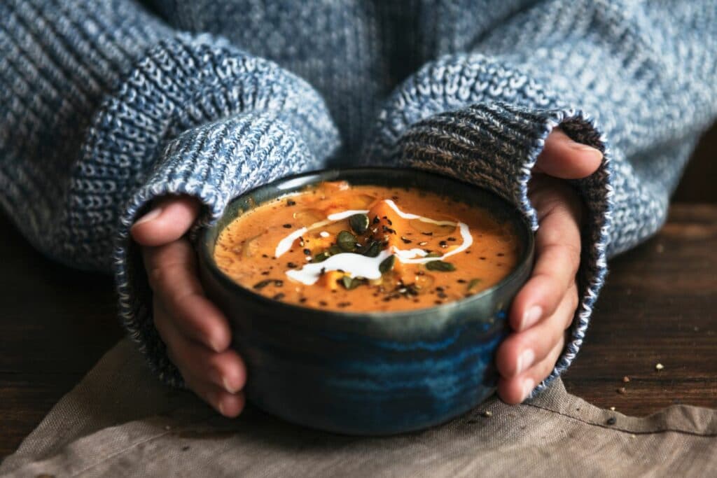saisonal einkaufen: saisonale Suppe