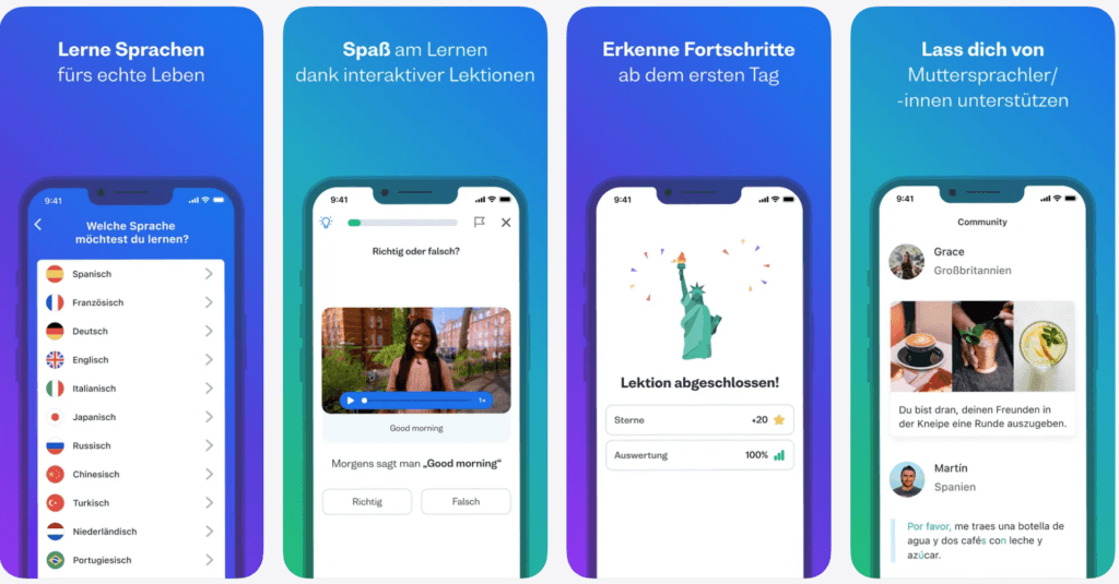Busuu App Screenshot