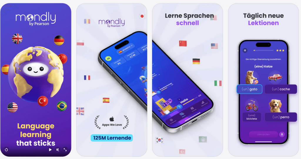 Mondly App Screenshot