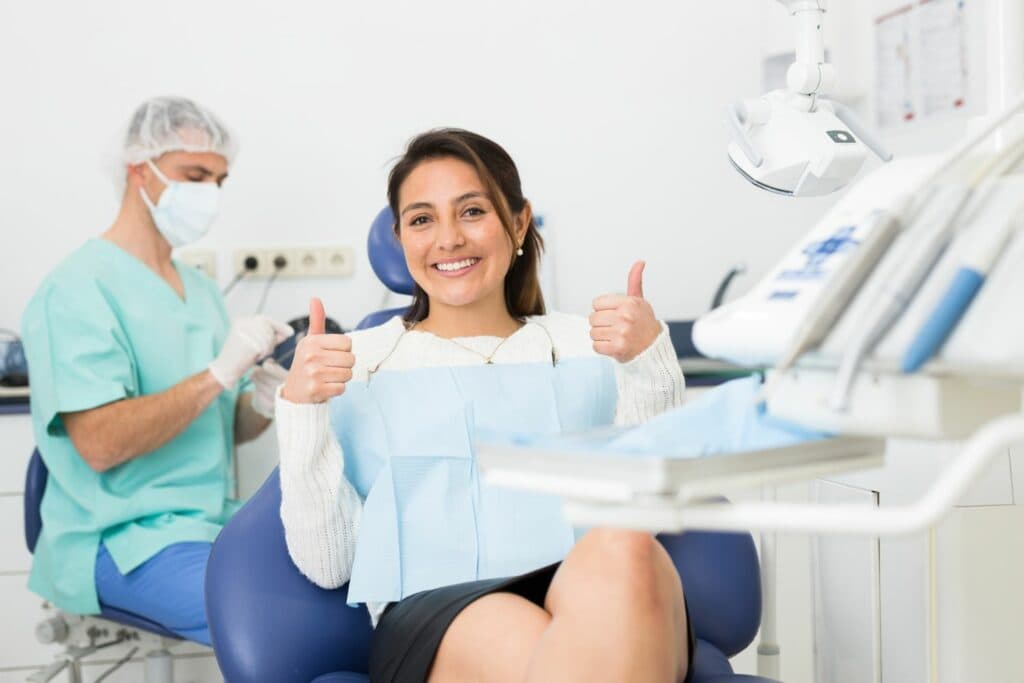 Zahnzusatzversicherung DFV Patientin