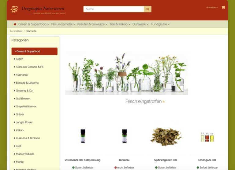 Dragonspice Naturwaren - Ayurvedische Produkte