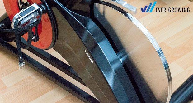 Profi Indoor Cycling MS500 von Miweba Sports - Filz-Bremse mit Not Stopp