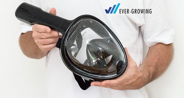 Tauchmaske von Hengda mit 180°Sichtfläche im Test